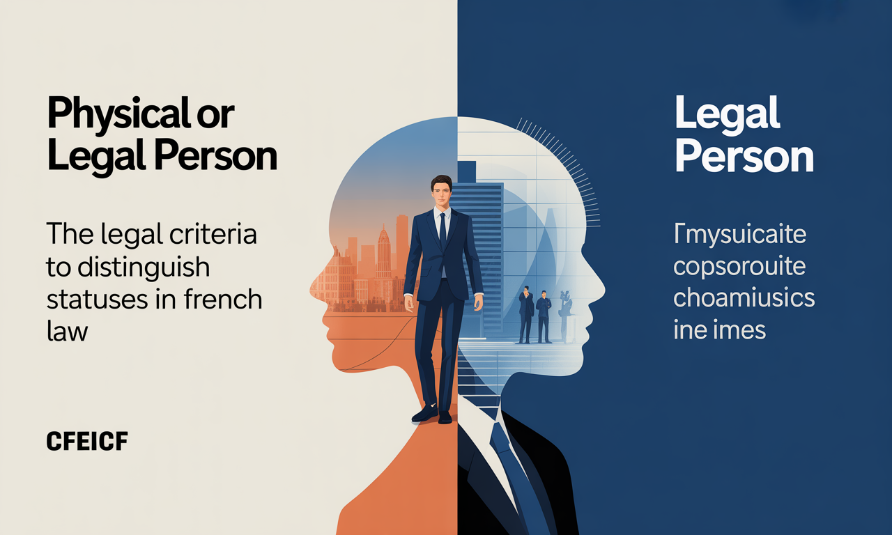 découvrez les critères juridiques essentiels pour distinguer les personnes physiques et morales en droit français. cet article explore les caractéristiques, les droits et les obligations qui définissent ces deux statuts, offrant une compréhension claire pour les professionnels et les étudiants en droit.
